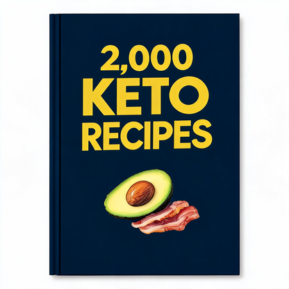 2,000 Keto Recipes Ebook