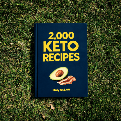 2,000 Keto Recipes Ebook